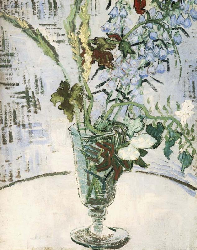 Vincent Van Gogh Flowers in a vase oil painting image